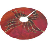 Rood als vlam kerstboom rok (Gekanteld)