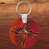 Rood als vlam Sleutelhanger (Voorkant)