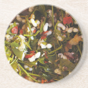 Rood Ant Egg Salad ... Thai Street Food Zandsteen Onderzetter