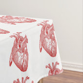 Rood Antiek anatomisch hart Tafelkleed (Voorbeeld)