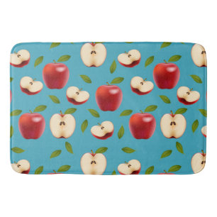 Rood Appel Patroon Badmat