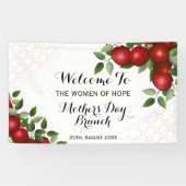 Rood appelfruit op Trellis | Banquet Spandoek (Horizontaal)