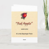 Rood Apple Kaart (Achterkant)