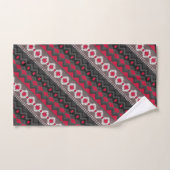 Rood aztec patroon bad handdoek (Handdoek)