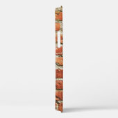 Rood baksteenwandtextuur grijze achtergrond. Abstr Case-Mate iPhone Case (Achterkant / Rechts)