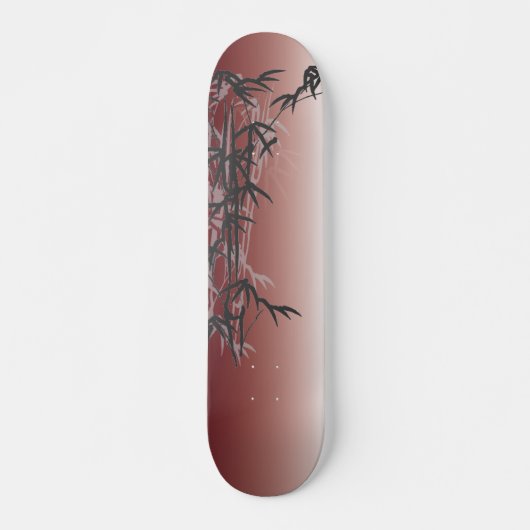 Rood balbodek skateboard (Voorkant)