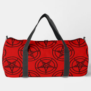 rood baphomet pentagram halloween plunjezak