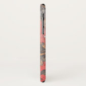  Rood Barn Wood Case-Mate iPhone Case (Achterkant/links)