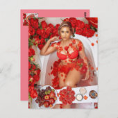 Rood Bath Briefkaart (Voorkant / Achterkant)