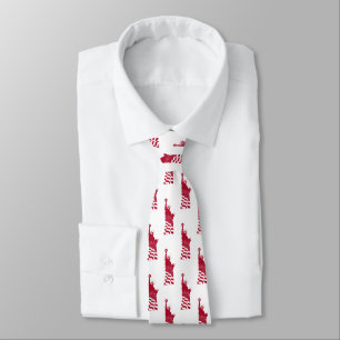 Rood beeld van het Liberty Pattern Elegant Patriot Stropdas