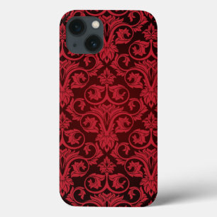 Rood behang 2 iPhone 13 hoesje