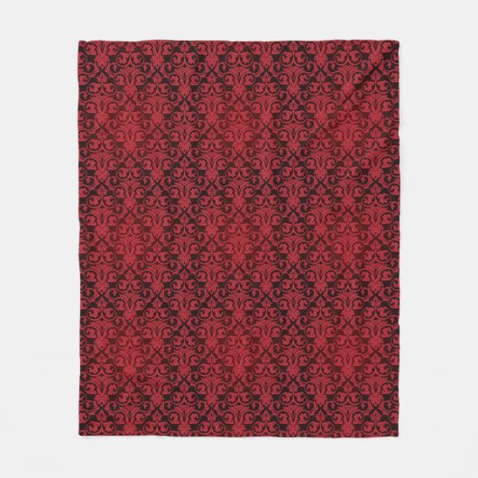 Rood behang 2 fleece deken (Voorkant)