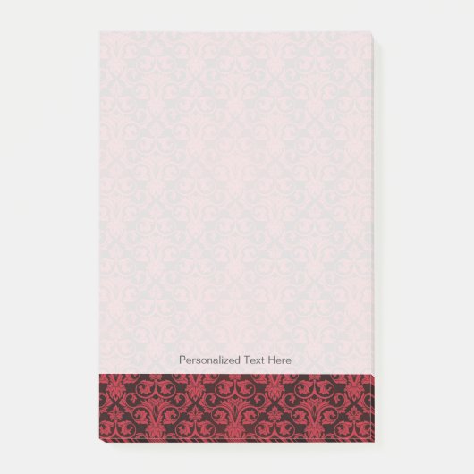 Rood behang 2 post-it® notes (Voorkant)