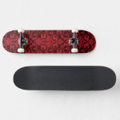 Rood behang 2 skateboard (Horizontaal)