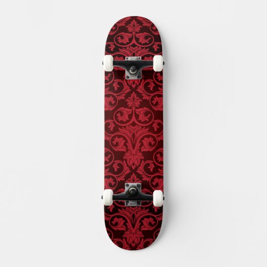 Rood behang 2 skateboard (Voorkant)