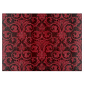 Rood behang 2 snijplank (Voorkant)
