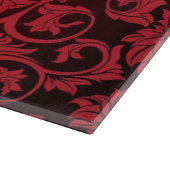 Rood behang 2 snijplank (Hoek)
