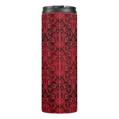 Rood behang 2 thermosbeker (Achterkant)
