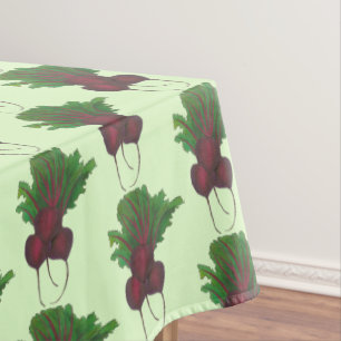 Rood bier Bunch Garden Vegetable Beet Foodie Tafelkleed
