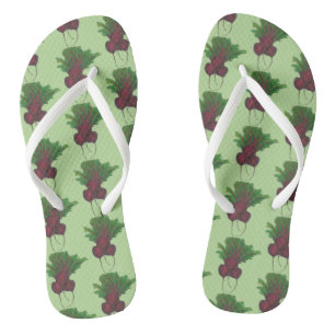 Rood bier Bunch Vegetable Vegetarian Gardening Foo Teenslippers