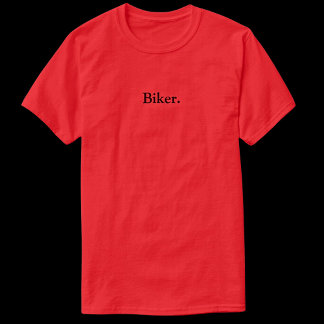 Rood biker t-shirt - Motorfiets