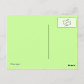 Rood blad voor het boren briefkaart (Achterkant)