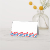 Rood & Blauw Afstuderen Klasse Jaar Vouwend Voedse (Achterkant)