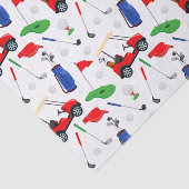 Rood blauw en groen golf tissuepapier (Detail)