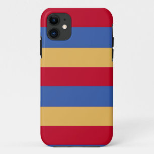 Rood, blauw en Oranje iPhone 5 Hoesje