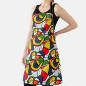 Rood Blauw Geel Groen Strandbal Schort (Insitu)