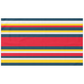 Rood Blauw Geel Uniform Strepen Tafelkleed (Voorkant (Horizontaal))