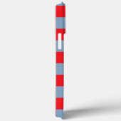 Rood blauw geruit gingham patroon Case-Mate iPhone case (Achterkant / Rechts)