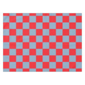 Rood blauw geruit gingham patroon tafelkleed (Voorkant (Horizontaal))