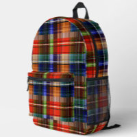 Rood Blauw Groen Geel Geruit Schots Design