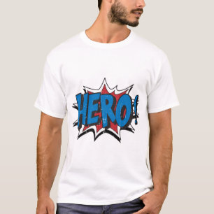 Rood & Blauw Hero Graphic Super Heroes CLI T-shirt