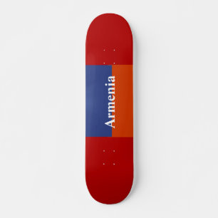 Rood blauw Oranje skateboard