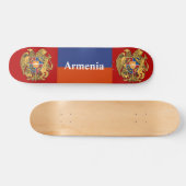 Rood blauw Oranje skateboard (Horizontaal)