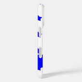 Rood Blauw Sterren Patroon Witte Achtergrond Perso Case-Mate iPhone Case (Achterkant / Rechts)