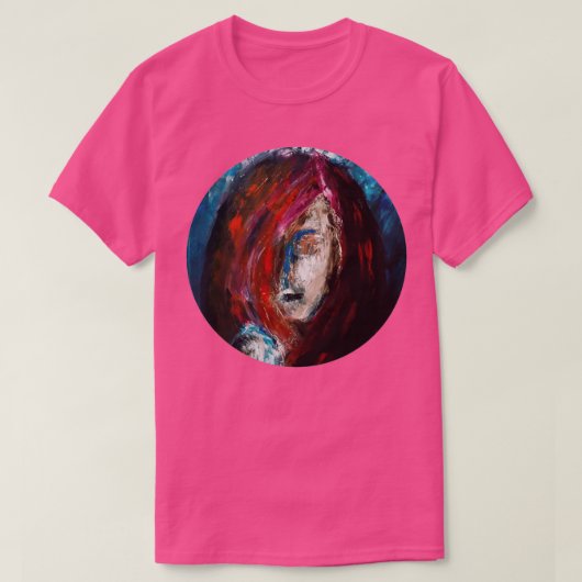rood blauw t-shirt (Design voorkant)