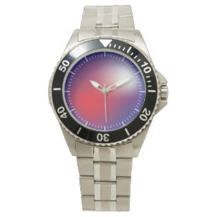 Rood Blauw Wit Gebied Horloge