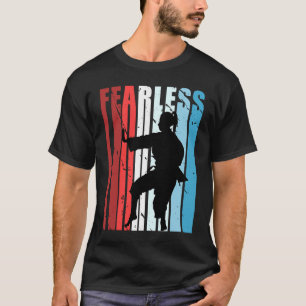 Rood Blauw Wit Karate Fierce Meisjes Verjaardag Co T-shirt