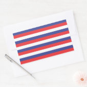 Rood Blauw Wit Sticker (Envelop)