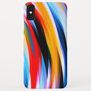 Rood Blauw, zwart iPhone XS Max Hoesje