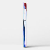 Rood Blauw, zwart Case-Mate iPhone Case (Achterkant / Links)