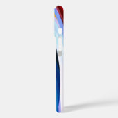 Rood Blauw, zwart Case-Mate iPhone Case (Achterkant / Links)