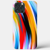 Rood Blauw, zwart Case-Mate iPhone Case (Achterkant)