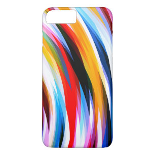 Rood Blauw, zwart iPhone 8 Plus / 7 Plus Hoesje