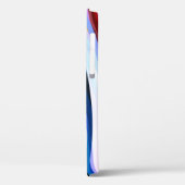 Rood Blauw, zwart Case-Mate iPhone Case (Achterkant / Links)