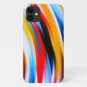 Rood Blauw, zwart iPhone 11 Hoesje