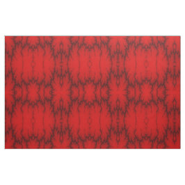 Rood bliksempatroon stof